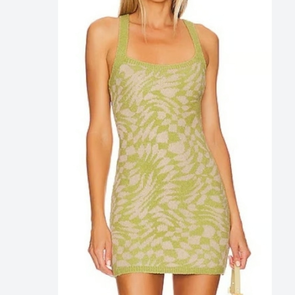 For Love And Lemons Simone Mini Sweater Knit Dress Size Large